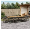 Image de 17-delige Tuinset met kussens poly rattan grijs3278197