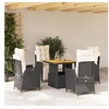 Image de Ensemble à Manger de Jardin avec Coussins 5pcs, Table de Terrasse, Ensemble de Meubles de Patio, Mobilier 3277436