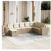 Image de Salon de jardin modulable GENERIQUE 8 personnes 8 pieces resine tressee 62 x 62 x 69 cm beige