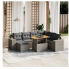Image de Salon de Jardin avec Coussins 8 pcs, Canapés de Terrasse, Ensemble de Meubles de Patio, Mobilier d'Extérieur, Gris 3275944