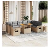 Image de Salon de jardin modulable beige resine tressee 10 pieces 62.0 x 62 x 69 cm
