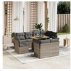 Image de Salon de Jardin avec Coussins 9 pcs, Canapés de Terrasse, Ensemble de Meubles de Patio, Mobilier d'Extérieur, Gris 3272292