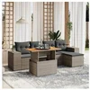 Image de Salon de Jardin avec Coussins 6 pcs, Canapés de Terrasse, Ensemble de Meubles de Patio, Mobilier d'Extérieur, Gris 3272614