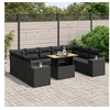 Image de Salon de Jardin avec Coussins 11 pcs, Canapés de Terrasse, Ensemble de Meubles de Patio, Mobilier d'Extérieur, Gris 3254217