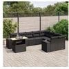Image de Ensemble à Manger de Jardin avec Coussins 13 pcs, Table et Chaises à Dossier Rabattable, Meubles d'Extérieur Patio 3210687