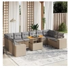 Image de Ensemble à Manger de Jardin avec Coussins 13 pcs, Table et Chaises à Dossier Rabattable, Meubles d'Extérieur Patio 3211491