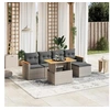 Image de Salon de Jardin avec Coussins 6 pcs, Canapés de Terrasse, Ensemble de Meubles de Patio, Mobilier d'Extérieur, Gris 3273055