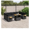 Image de Salon de Jardin avec Coussins 11 pcs, Canapés de Terrasse, Ensemble de Meubles de Patio, Mobilier d'Extérieur, Gris 3274133