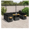 Image de Bois de Pin Massif Salon de Jardin 8 pcs avec Coussins Mobilier de Patio Meubles d'Extérieur Mobilier de Jardin 3096269