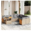 Image de Salon de jardin modulable beige rotin 10 pieces 62 x 55 x 69 cm