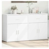 Image de Buffets 2 pcs blanc 60x31x70 cm bois d'ingénierie, armoire de rangement, meuble d'entrée, meuble d'appoint, meuble de 3276539