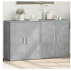 Image de Buffets 2 pcs gris béton 60x31x70 cm bois d'ingénierie, armoire de rangement, meuble d'entrée, meuble d'appoint, 3276542