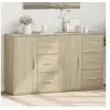 Image de Buffets 2 pcs chêne sonoma 60x31x70 cm bois d'ingénierie 3276555