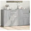 Image de Buffets 2 pcs sonoma gris 60x31x70 cm bois d'ingénierie, armoire de rangement, meuble d'entrée, meuble d'appoint 3276565