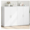 Image de Buffets 2 pcs blanc 60x31x84 cm bois d'ingénierie 3276567