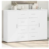 Image de Buffets 2 pcs blanc 60x31x84 cm bois d'ingénierie, armoire de rangement, meuble d'entrée, meuble d'appoint, meuble de 3276588