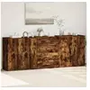 Image de Buffets 3 pcs Chêne fumé Bois d ingénierie