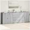 Image de Buffets 3 pcs Sonoma gris Bois d ingénierie