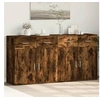 Image de Buffets 2 pcs chêne fumé 79x38x80 cm bois d'ingénierie 3276620