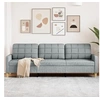 Image de Canapé à 3 places Gris clair 210 cm Tissu4007414