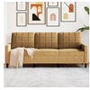 Image de Canapé à 3 places Marron 180 cm Velours