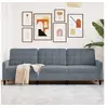 Image de Canapé à 3 places Gris foncé 210 cm Velours4007645