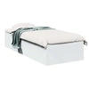 Image de Cadre de lit sans matelas blanc 75x190 cm bois d'ingénierie 841986