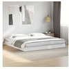 Image de Cadre de lit sans matelas blanc 180x200 cm bois d ingénierie