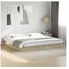 Image de Cadre de lit sans matelas chêne sonoma 180x200 cm