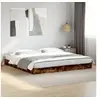 Image de Cadre de lit chêne fumé 180x200 cm bois d'ingénierie, meuble de chambre à coucher, sommier, lit de palette, lit, lit 842004