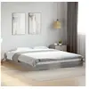 Image de Cadre de lit sans matelas sonoma gris 160x200cm bois ingénierie