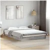 Image de Cadre de lit sonoma gris 140x200 cm bois d'ingénierie, meuble de chambre à coucher, sommier, lit de palette, lit, lit 842026