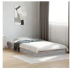 Image de Bedframe bewerkt hout grijs sonoma eikenkleurig 100x200 cm842061