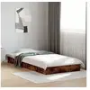 Image de Cadre de lit chêne fumé 75x190 cm bois d'ingénierie, meuble de chambre à coucher, sommier, lit de palette, lit, lit 842081