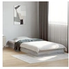 Image de Bedframe bewerkt hout grijs sonoma eikenkleurig 75x190 cm842082