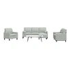 Image de 4-delige Loungeset met kussens en bolsters fluweel lichtgrijs3278381