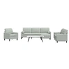 Image de 4-delige Loungeset met kussens en bolsters fluweel lichtgrijs3278461