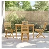Image de Chaises pliables de jardin lot de 4 43x54x88 cm bambou, chaise pliable, meuble d'extérieur, chaise à manger, meuble 3278517