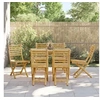 Image de Chaises pliables de jardin lot de 6 43x54x88 cm bambou