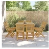 Image de Salon de jardin bambou 8 pieces