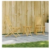 Image de Ensemble de bistro 3 pcs bambou, ensemble de bistro de jardin, ensemble de balcon, ensemble de meubles d'extérieur 3278531
