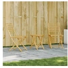 Image de Ensemble de bistro 3 pcs bambou, ensemble de bistro de jardin, ensemble de balcon, ensemble de meubles d'extérieur 3278533