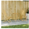 Image de Ensemble de bistro 3 pcs bambou, ensemble de bistro de jardin, ensemble de balcon, ensemble de meubles d'extérieur 3278534