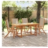 Image de 5-delige Tuinset massief acaciahout en textileen3279324