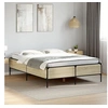 Image de Bedframe bewerkt hout metaal sonoma eikenkleurig 90x190 cm3279808