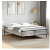 Image de Bedframe bewerkt hout metaal grijs sonoma eiken 120x190 cm3279820