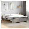 Image de Bedframe bewerkt hout metaal grijs sonoma eiken 150x200 cm3279885