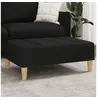 Image de Tabouret 77x55x31 cm tissu noir4007391