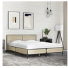 Image de Cadre de lit chêne sonoma 120x190 cm bois d'ingénierie et métal, lit, meuble de chambre à coucher, sommier, lit 3280023