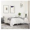 Image de Bedframe bewerkt hout metaal grijs sonoma eiken 120x200 cm3280040